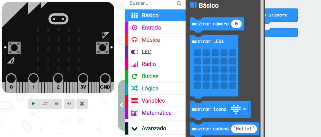 2 Localiza los bloques en el menú básico 2 Menu básico